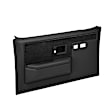 18-35F-BLK Front, Driver and Passenger Side Door Trim Panel - Black