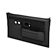 18-35F-BLK Front, Driver and Passenger Side Door Trim Panel - Black