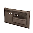 18-35L-DBR Front, Driver and Passenger Side Door Trim Panel - Dark Brown Power Locks Only