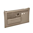 1985 Chevrolet K5 Blazer - Front, Driver and Passenger Side, Door Trim Panel, Power Locks Only; Padded Armrest; Weather Stripping; Door Handle Cup; Use Original Hardware, Medium Brown