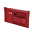 18-35S-RD Front, Driver and Passenger Side Door Trim Panel - Red Slide Locks