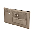 18-35W-MBR Front, Driver and Passenger Side Door Trim Panel - Medium Brown Power Windows Only