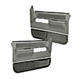 18-36CTF-MGR Front, Driver and Passenger Side Door Trim Panel - Medium Gray Full Power