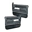 18-36CTF-SGR Front, Driver and Passenger Side Door Trim Panel - Slate Gray Full Power