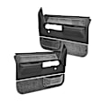 18-36CTN-DGR Front, Driver and Passenger Side Door Trim Panel - Dark Gray No Power