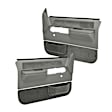 18-36CTN-MGR Front, Driver and Passenger Side Door Trim Panel - Medium Gray No Power