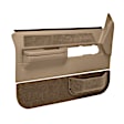 18-36F-LBR Front, Driver and Passenger Side Door Trim Panel - Light Brown Full Power