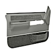 18-36F-MGR Front, Driver and Passenger Side Door Trim Panel - Medium Gray Full Power