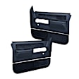 1992 Chevrolet C1500 Suburban - Blue, Front, Driver and Passenger Side, Door Trim Panel, No Power Only; Padded Armrest; Weather Stripping; Upholstered Insert and Kick Panel With Map Pocket; New Mounting Fasteners