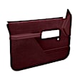 18-37N-MR Front, Driver and Passenger Side Door Trim Panel - Maroon No Power