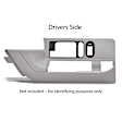 18-38F-DBL Front, Driver and Passenger Side Door Trim Panel - Blue Full Power
