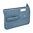 18-45N-LBL Front, Driver and Passenger Side Door Trim Panel - Blue No Power