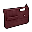 1984 GMC S15 - Maroon, No Power, Front, Driver and Passenger Side, Door Trim Panel
