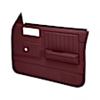 1984 GMC S15 - Maroon, No Power, Front, Driver and Passenger Side, Door Trim Panel