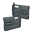 18-45N-SGR Front, Driver and Passenger Side Door Trim Panel - Slate Gray No Power