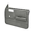 18-45W-MGR Front, Driver and Passenger Side Door Trim Panel - Medium Gray Power Windows Only