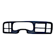 18-597IC-DBL Dark Blue, ABS Plastic, Instrument Panel Cover