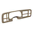 2002 Chevrolet Silverado 2500 HD - Instrument Panel Cover, Medium Brown, Only Fits Dash With Grab Handle Above Glove Box