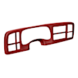 18-597IC-RD Red, ABS Plastic, Instrument Panel Cover