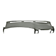 18-597-MGR Medium Gray, Molded, ABS Thermoplastic, Dash Cover Overlay 
