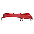 18-597-RD Red, Molded, ABS Thermoplastic, Dash Cover Overlay 