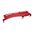 18-597-RD Red, Molded, ABS Thermoplastic, Dash Cover Overlay 
