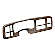 18-598IC-DBR Dark Brown, ABS Plastic, Instrument Panel Cover