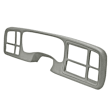 18-598IC-LGR Light Gray, ABS Plastic, Instrument Panel Cover