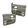 18-59F-TGR Front, Driver and Passenger Side Door Trim Panel - Taupe Gray Full Power