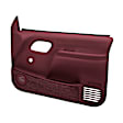 18-59N-MR Front, Driver and Passenger Side Door Trim Panel - Maroon No Power