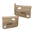 18-59N-NTL Front, Driver and Passenger Side Door Trim Panel - Neutral No Power