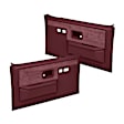 18-601CF-MR Interior Restoration Kit - Maroon,  Dash Cap, Door Panel, Kick Panel, Direct Fit, Kit