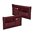 18-601CL-MR Interior Restoration Kit - Maroon,  Dash Cap, Door Panel, Kick Panel, Direct Fit, Kit