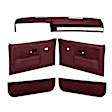 18-601CW-MR Interior Restoration Kit - Maroon,  Dash Cap, Door Panel, Kick Panel, Direct Fit, Kit