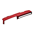 18-601-RD Red, Molded, ABS Thermoplastic, Dash Cover Overlay 
