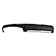 18-602-BLK Black, Molded, ABS Thermoplastic, Dash Cover Overlay 