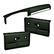 18-602C33-GRN Interior Restoration Kit - Dark Green,  Dash Cap, Door Panel, Direct Fit, Kit