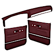 1980 GMC K1500 - Maroon, Power Locks Only, Dash Cap, Door Panel, Kick Panel