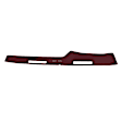 18-602-MR Maroon, Molded, ABS Thermoplastic, Dash Cover Overlay 