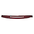 1993 GMC C3500 - Dash Cover, Maroon, Molded; Overlay Over Factory Dash, Vacu Molded Series