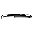 18-638-BLK Black, Molded, ABS Thermoplastic, Dash Cover Overlay 