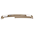 18-638-MBR Medium Brown, Molded, ABS Thermoplastic, Dash Cover Overlay 