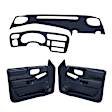 18-647C47F-DBL Interior Restoration Kit - Dark Blue,  Dash Cap, Instrument Panel Cover, Direct Fit, Kit