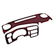 18-647C-MR Interior Restoration Kit - Maroon,  Dash Cap, Instrument Panel Cover, Direct Fit, Kit