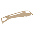18-647-NTL Neutral, Molded, ABS Thermoplastic, Dash Cover Overlay 