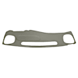 18-647-TGR Taupe Gray, Molded, ABS Thermoplastic, Dash Cover Overlay 