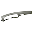 18-661-LGR Light Gray, Molded, ABS Thermoplastic, Dash Cover Overlay 