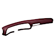 18-661-MR Maroon, Molded, ABS Thermoplastic, Dash Cover Overlay 