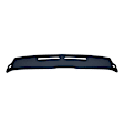 18-663-DBL Dark Blue, Molded, ABS Thermoplastic, Dash Cover Overlay 
