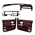 18-695C59F-MR Interior Restoration Kit - Maroon,  Dash Cap, Door Panel, Direct Fit, Kit